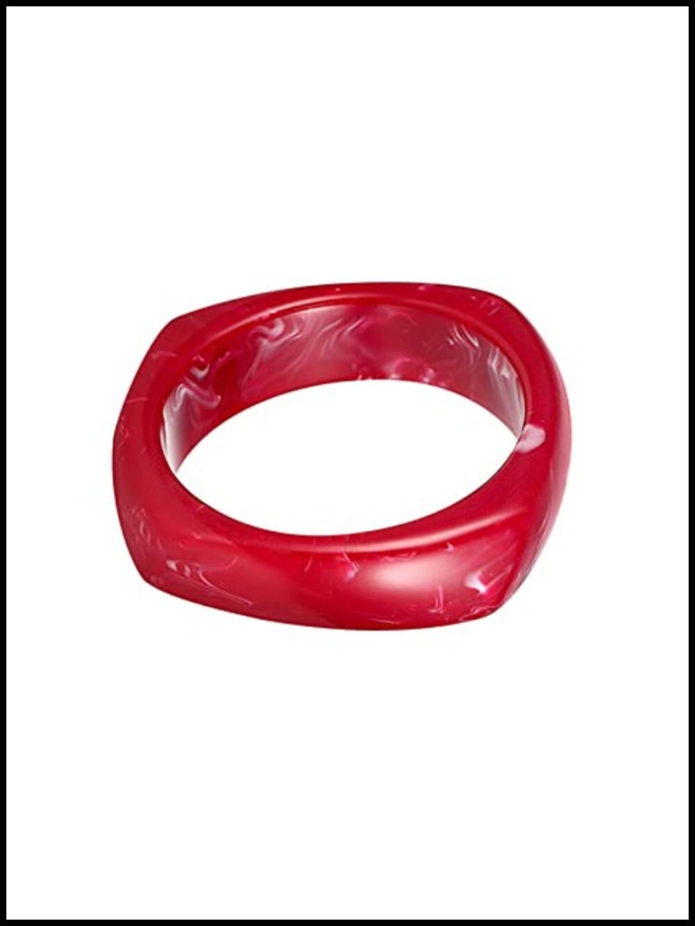 Tortoiseshell Acrylic Resin Bangle Bracelet Wide Cuff for Women